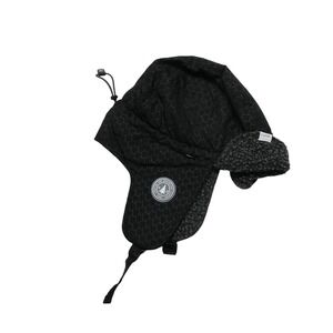 Coal Hat Trapper One Size Black Wilcox Fleece Insulated Ear Flap Mens Winter